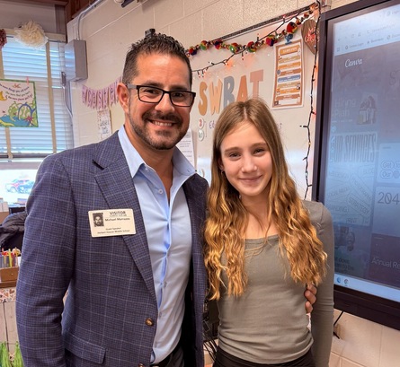 Investing in the Next Generation — Speaking at Herbert Hoover Middle School