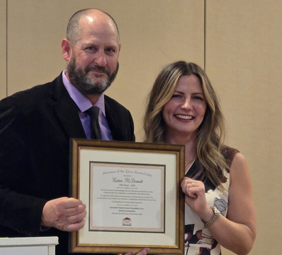 Honored at the Dynamite Youth Center Foundation 55th Anniversary Gala