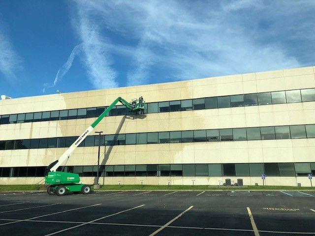 Full Exterior Restoration — 3-Building Commercial Campus