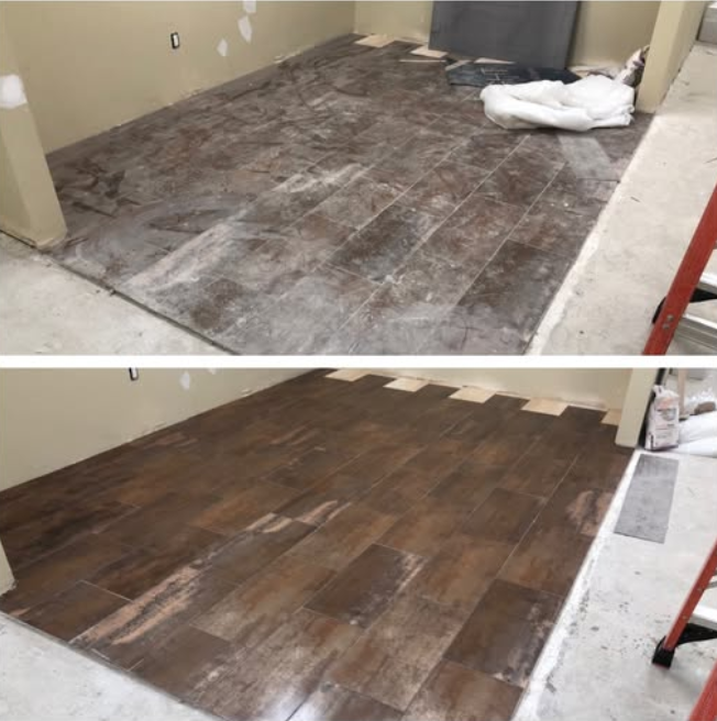 Floor Scrubbing, Sealing & Protection — New Construction