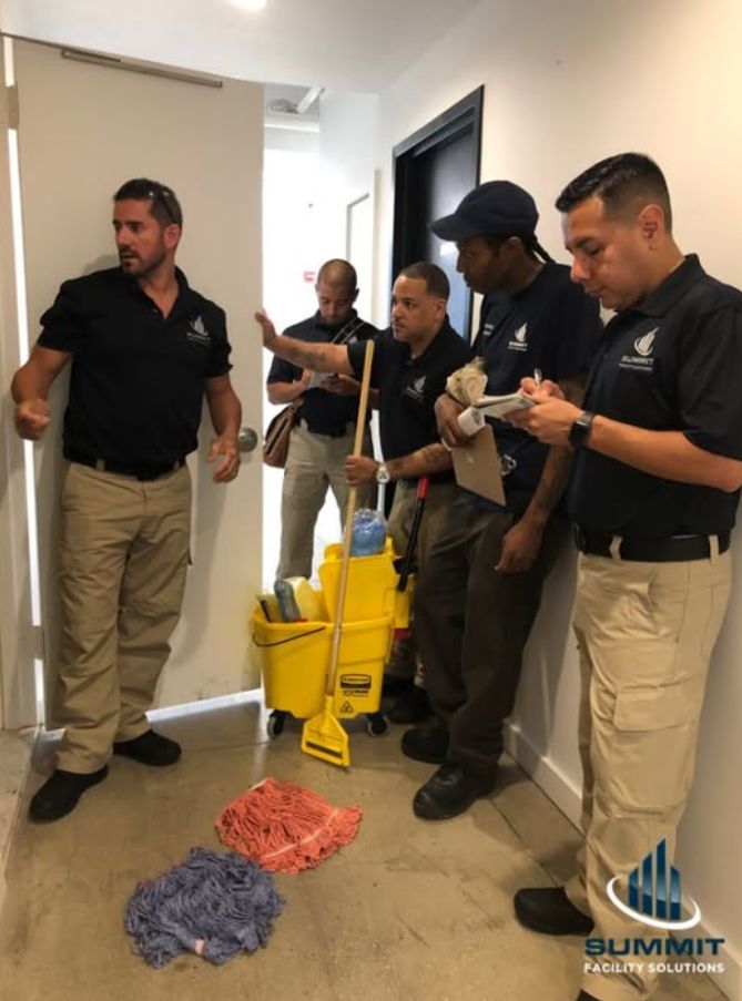 On-Site Team Training — Sanitization & Janitorial Standards