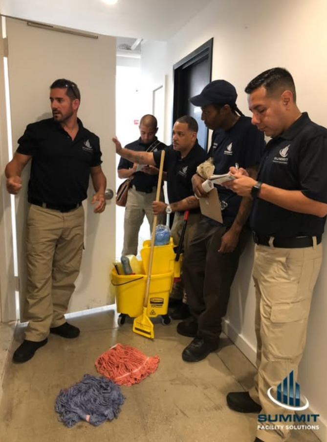 On-Site Team Training — Sanitization & Janitorial Standards
